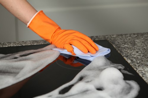 Carpet cleaning team focusing on recycling and sustainable waste handling in Woolwich